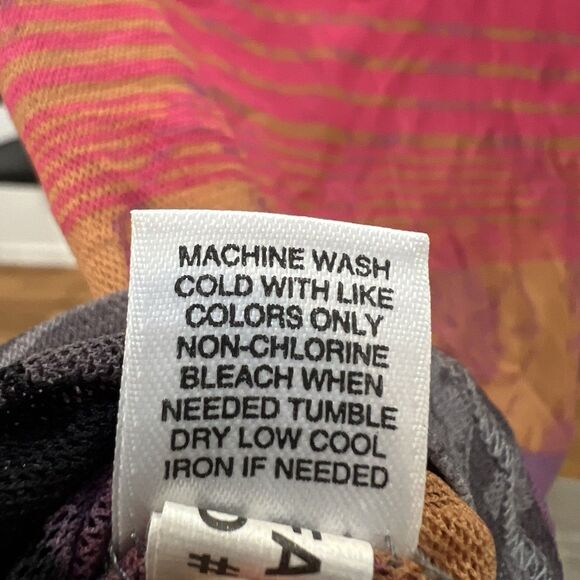 Y2K Express Sheer Mesh Top M Multicolor LongSleeve Fairy Grunge Gothic Indie Alt - Picture 4 of 6